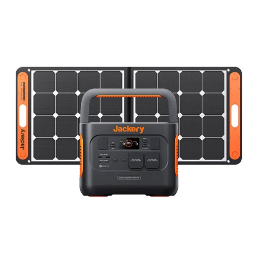 잭커리 파워뱅크 JE-1000 Pro + 100W 태양광패널 세트 대용량 캠핑용